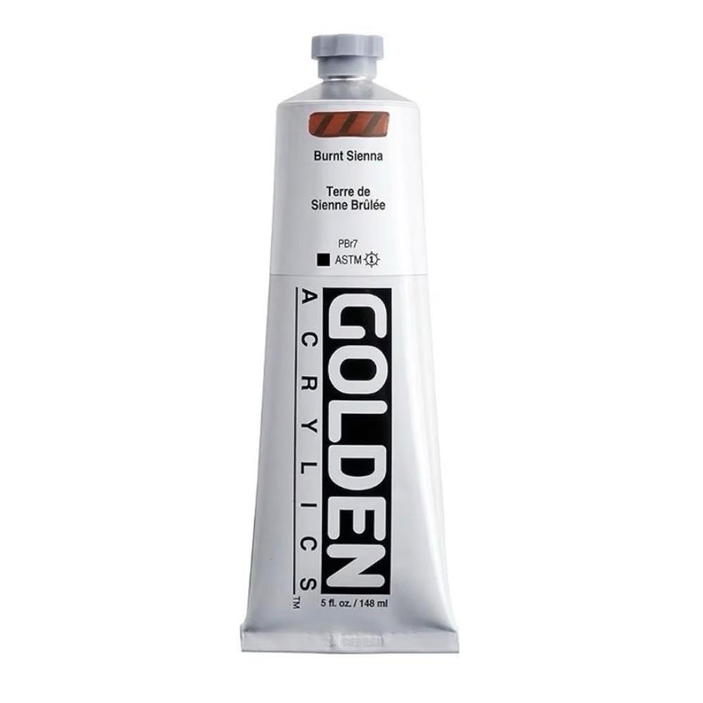 Golden Acrylics Burnt Sienna 5 Fl. Oz.